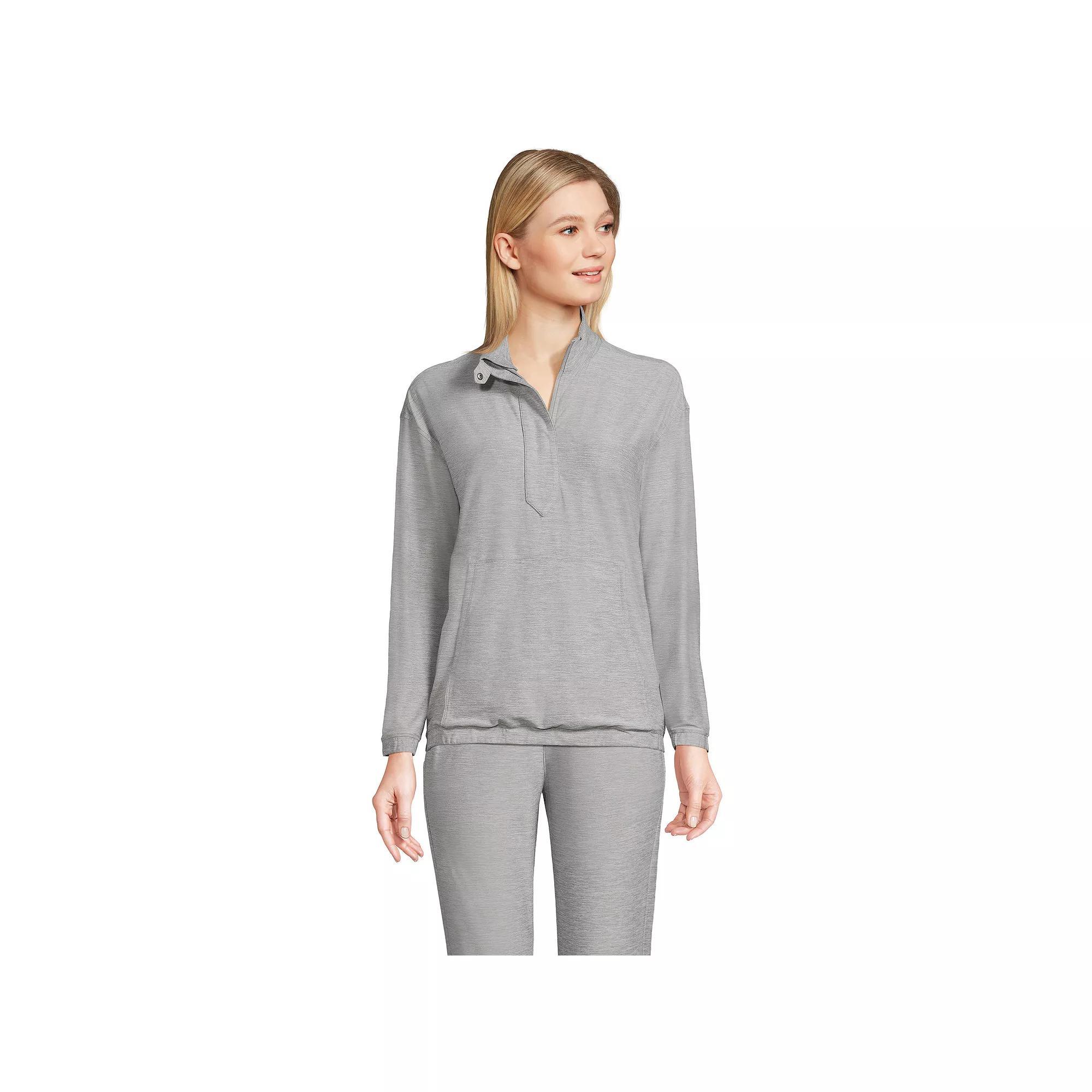 Womens Lands End Performance UPF 50 Quarter Zip Pullover Product Image