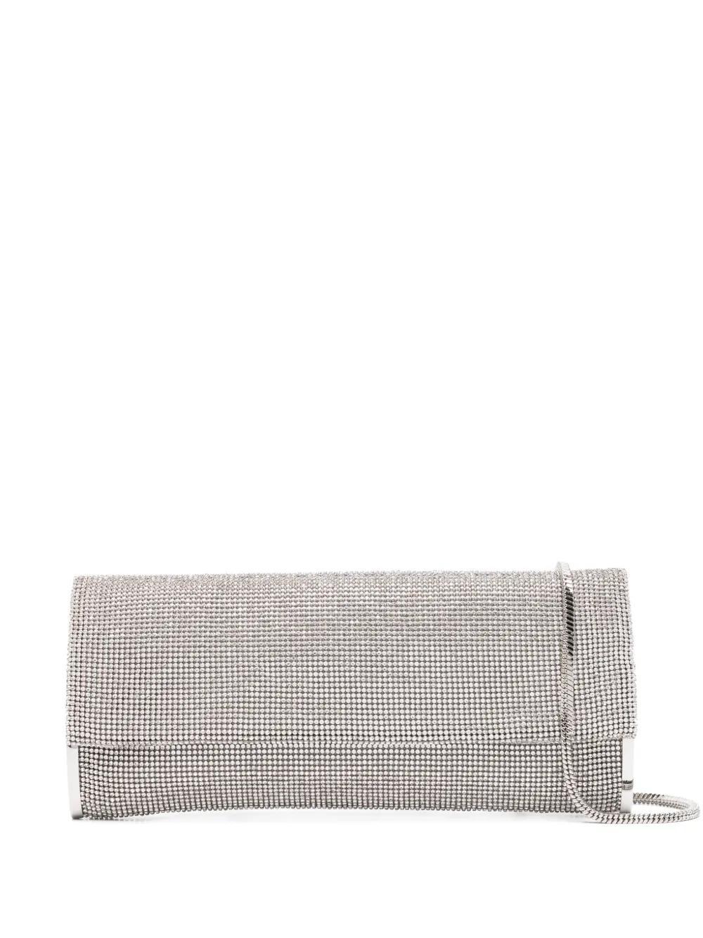 BENEDETTA BRUZZICHES Kate Clutch Bag In Silver Product Image