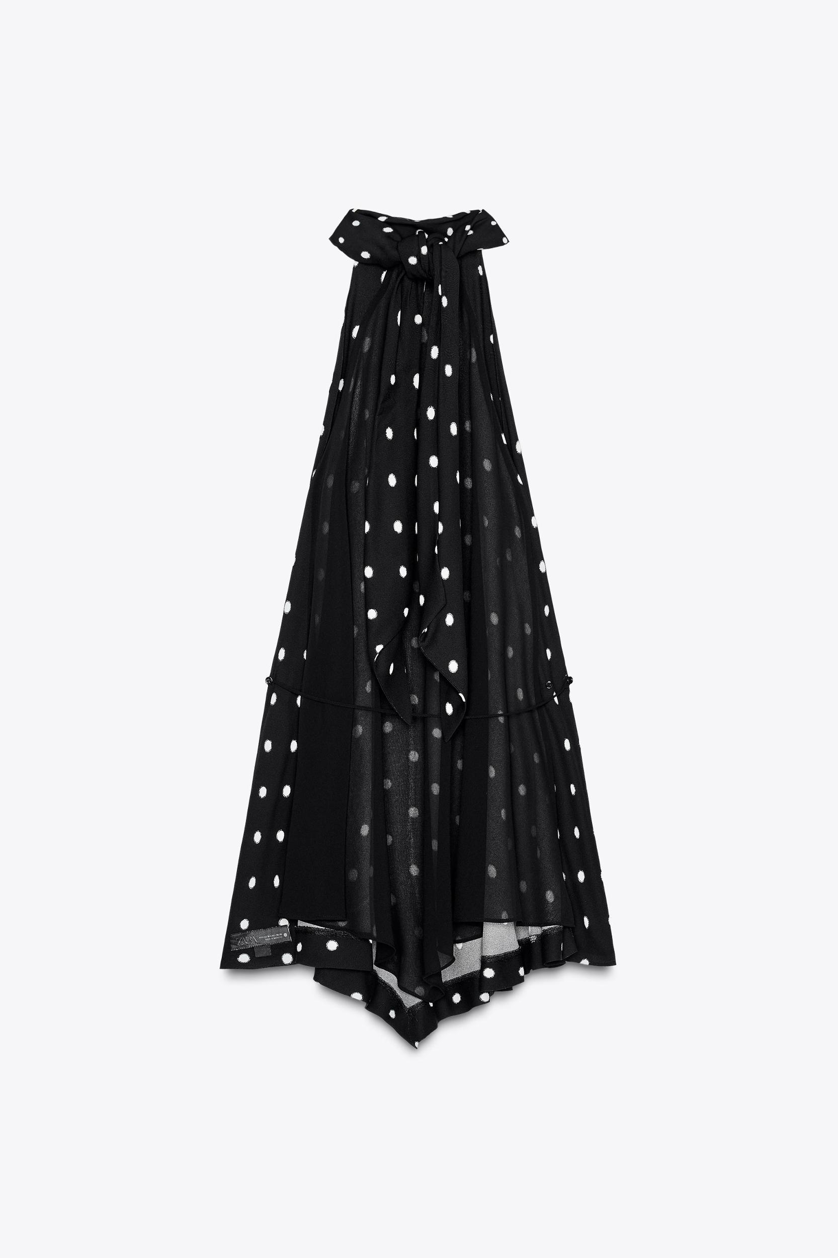 POLKA DOT HALTER TOP ZW COLLECTION Product Image