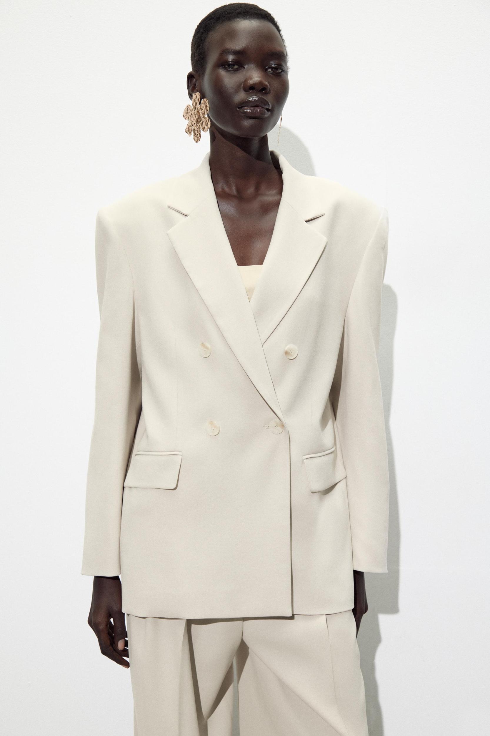 OVERSIZED BLAZER WITH SHOULDER PADS Product Image