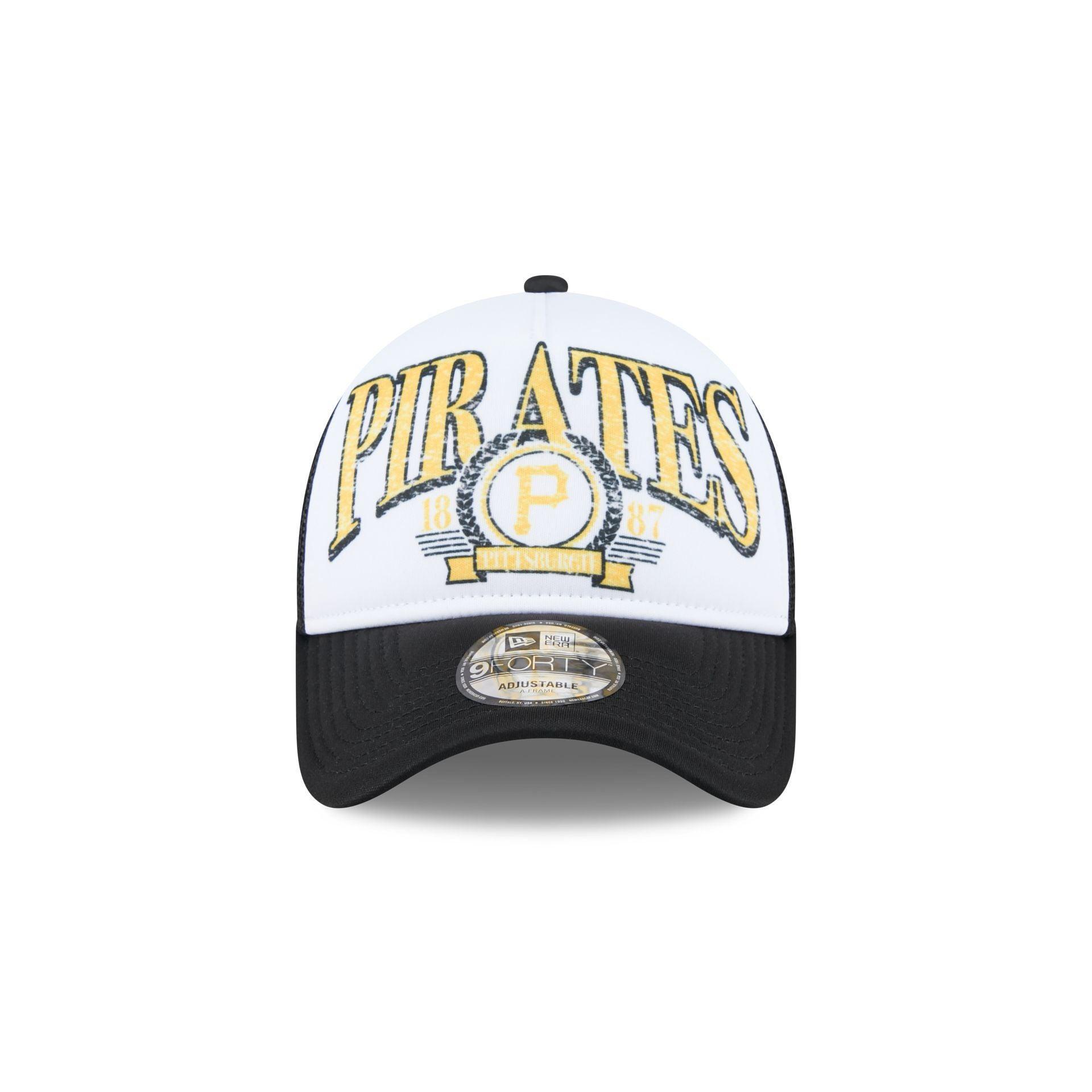 New York Mets Distressed 9FORTY A-Frame Trucker Hat Male Product Image
