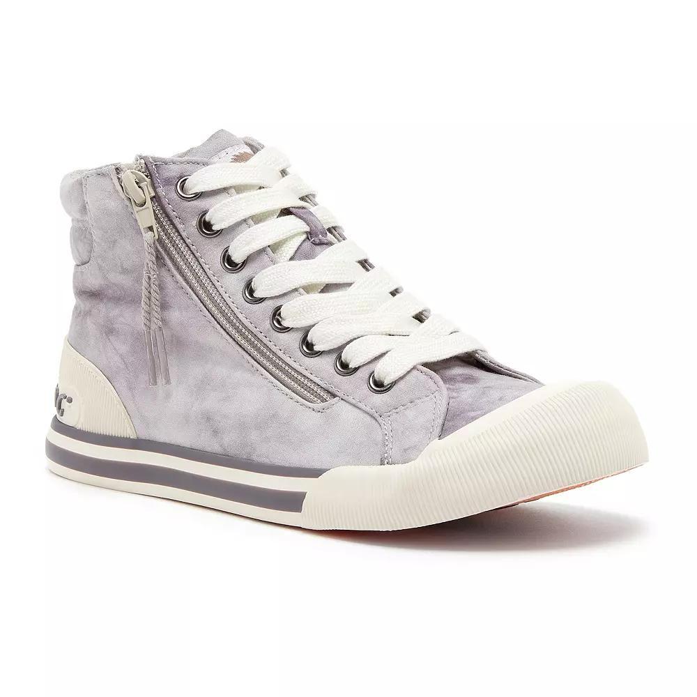 Rocket Dog Jazzinhi Women's High Top Sneakers, Size: 9.5, Gray Tie Dye Product Image