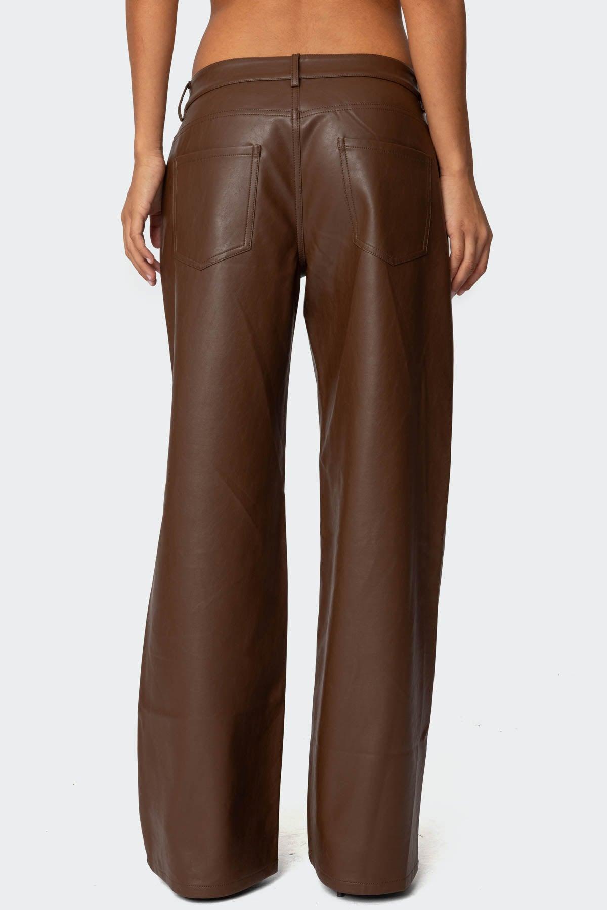 Tatiana Faux Leather Pants Product Image