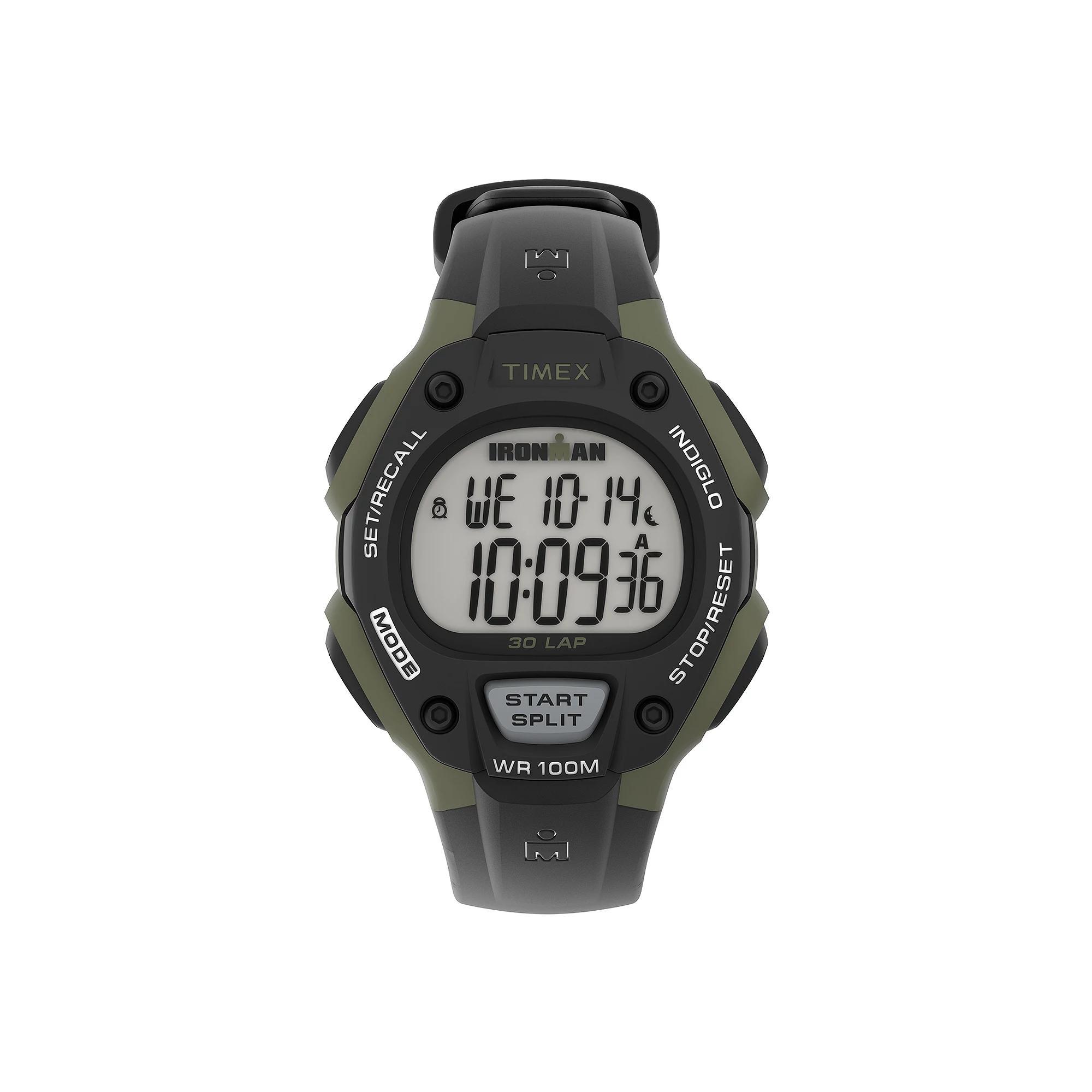 Timex Ironman Mens Classic 30 Lap Digital Watch - TW5M44500JT Black Product Image