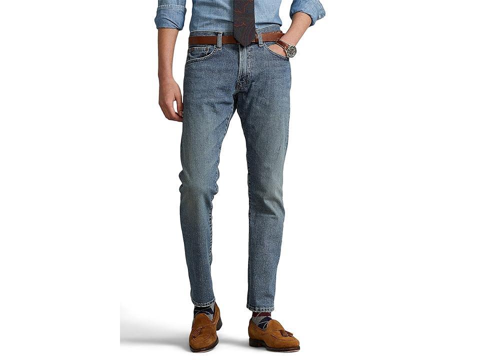 Polo Ralph Lauren Varick Slim Straight Jeans in Blue Product Image