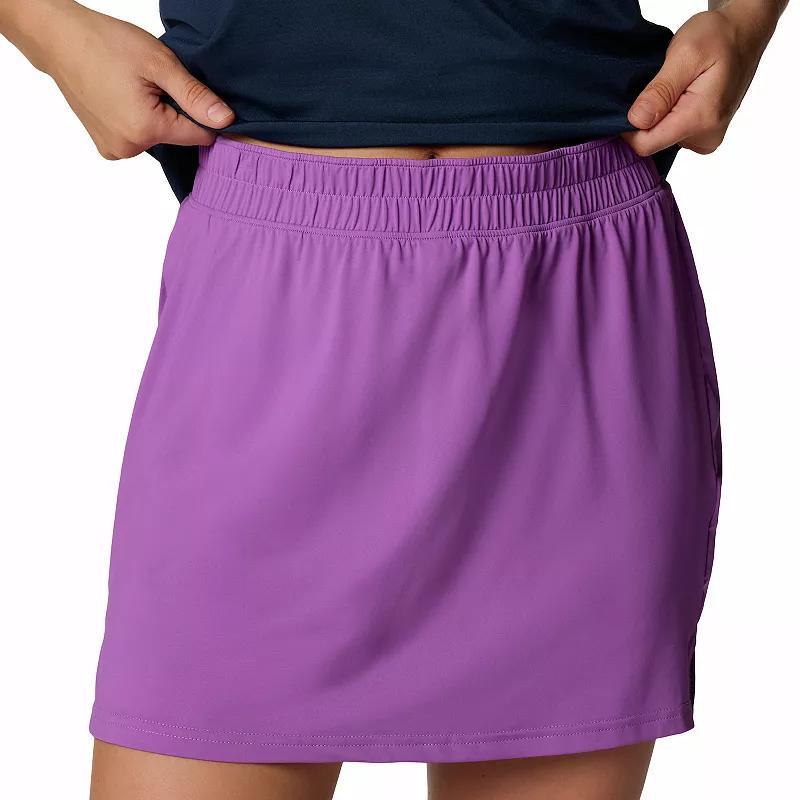 Women's Columbia Omni-WICK™ Midrise Chill River Skort, Size: Large, Safari Product Image