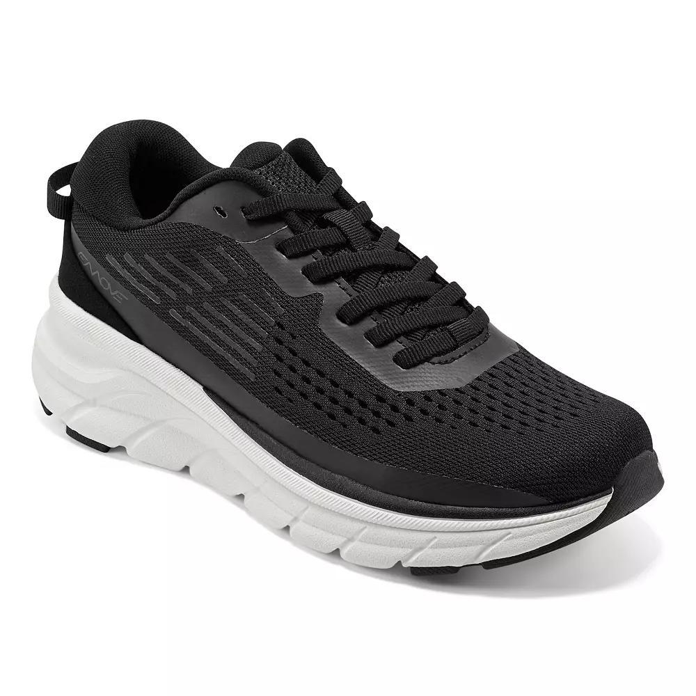 Easy Spirit Women's Mel EMOVE Lace-Up Sneakers, Size: 6.5 Wide, Black Product Image