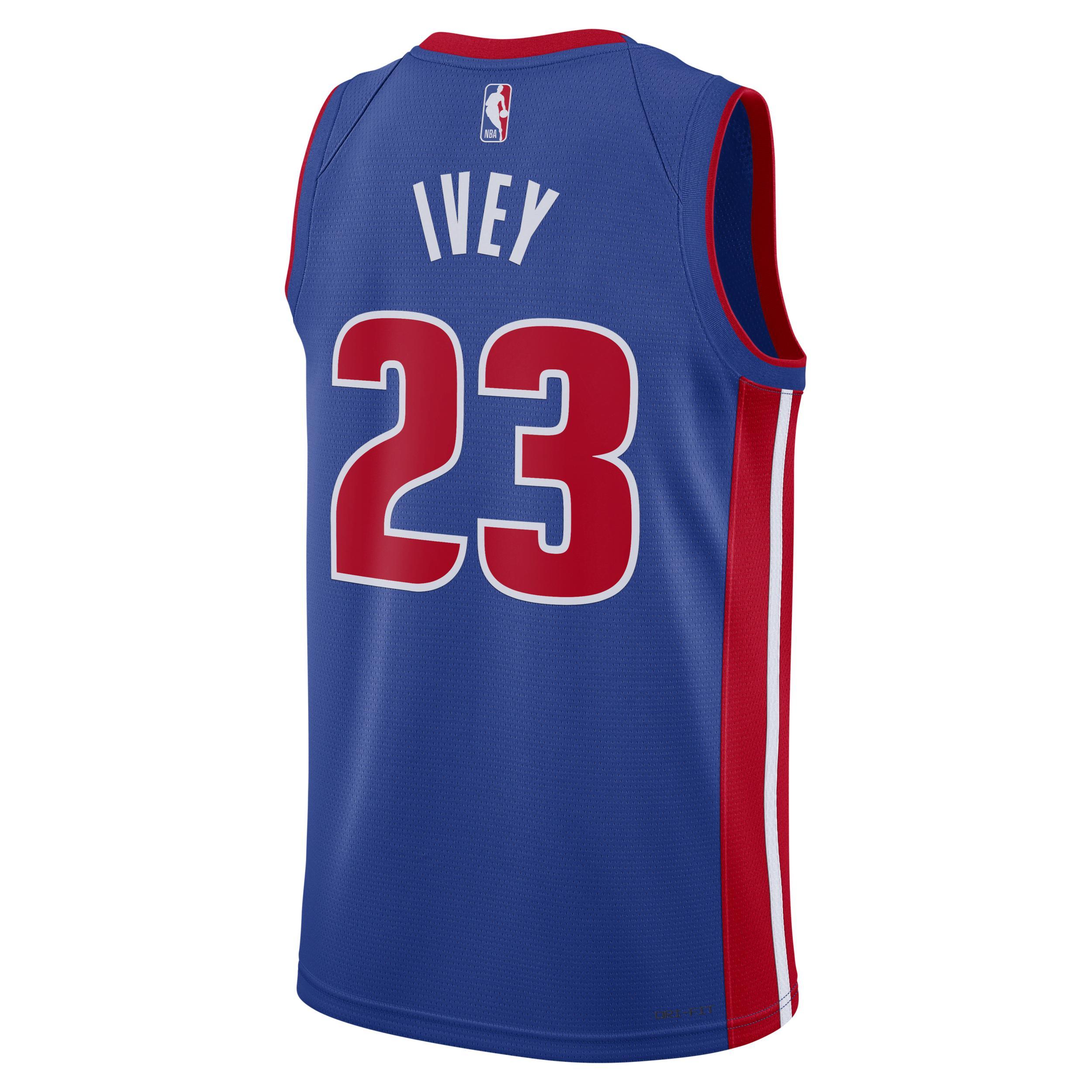 Unisex Nike Jaden Ivey Blue Detroit Pistons 2022 NBA Draft First Round Pick Swingman Jersey - Icon Edition, Adult Unisex, Size: Large, Pis Blue Product Image