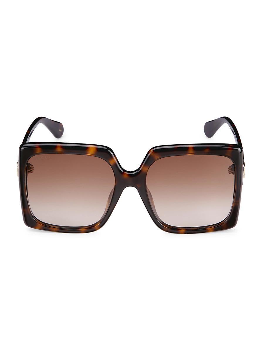 Oversized Square Injection Plastic Sunglasses Product Image