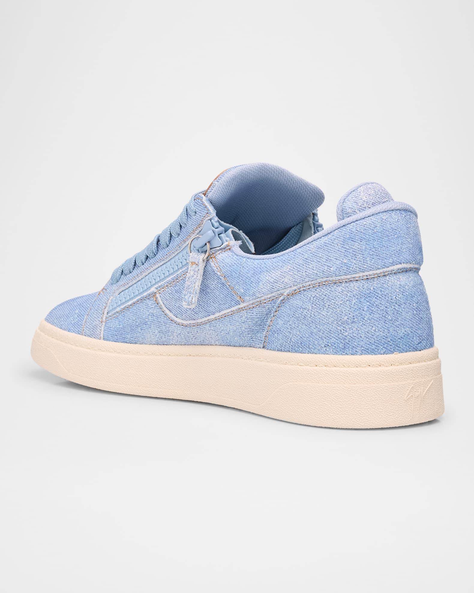 Men's GZ 94 Denim Low-Top Sneakers Product Image