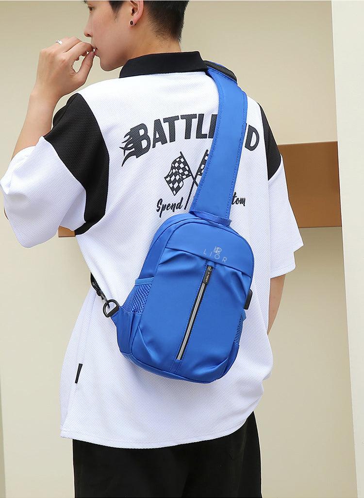 Lior USB Charging Port Multi Pocket Shoulder Bag Product Image