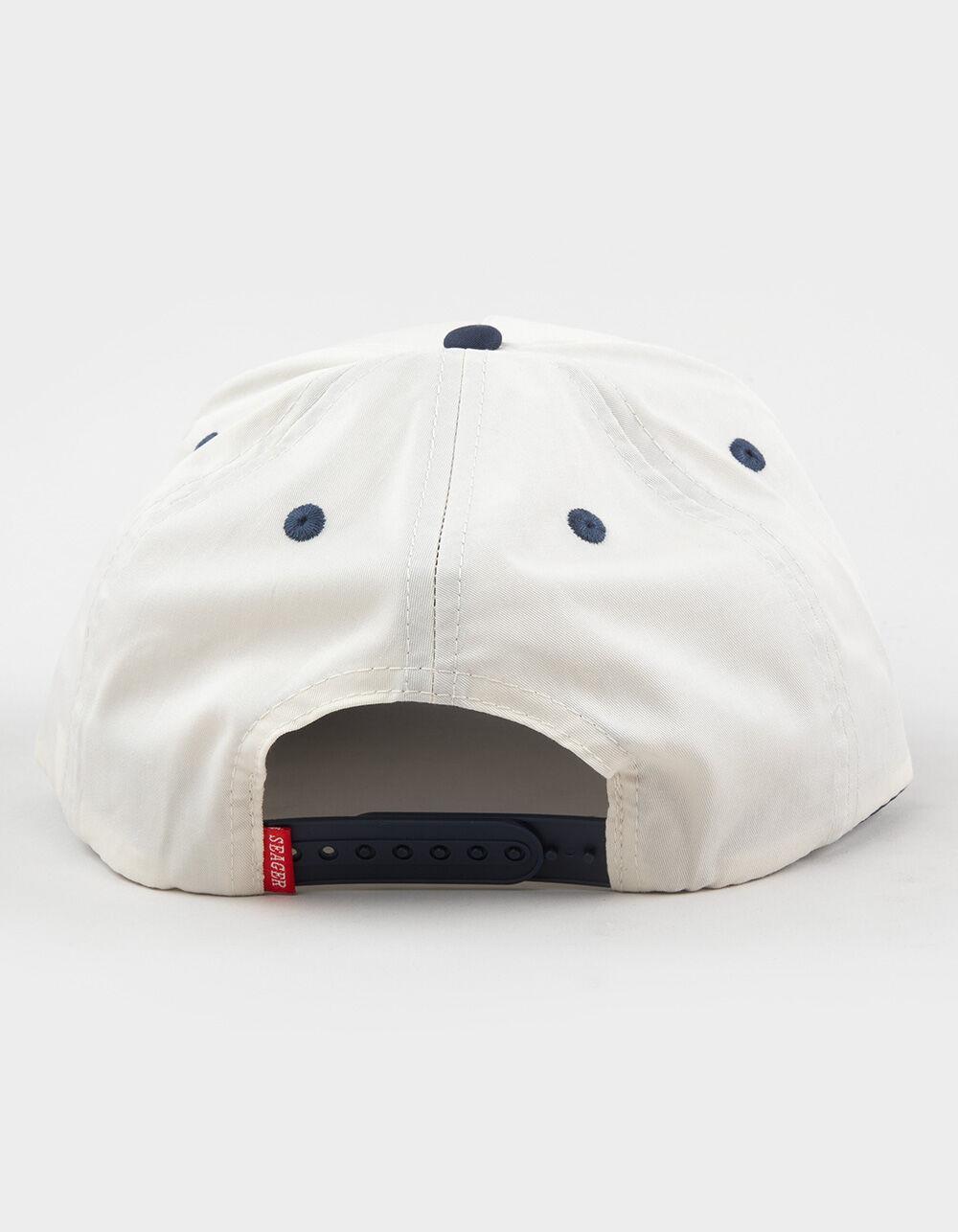 SEAGER Branded Snapback Hat - NAVY COMBO Product Image