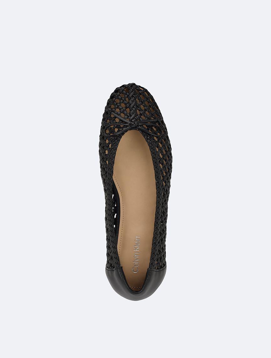 Calvin Klein Women's Women's Zatoria Flat - Black - 7.5 Product Image