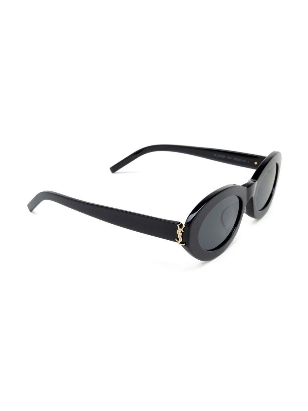 SLM136  oval-frame sunglasses Product Image