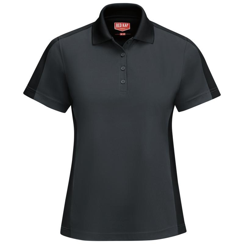 Red Kap Women's Short Sleeve Performance KnitTwo-Tone Polo Product Image