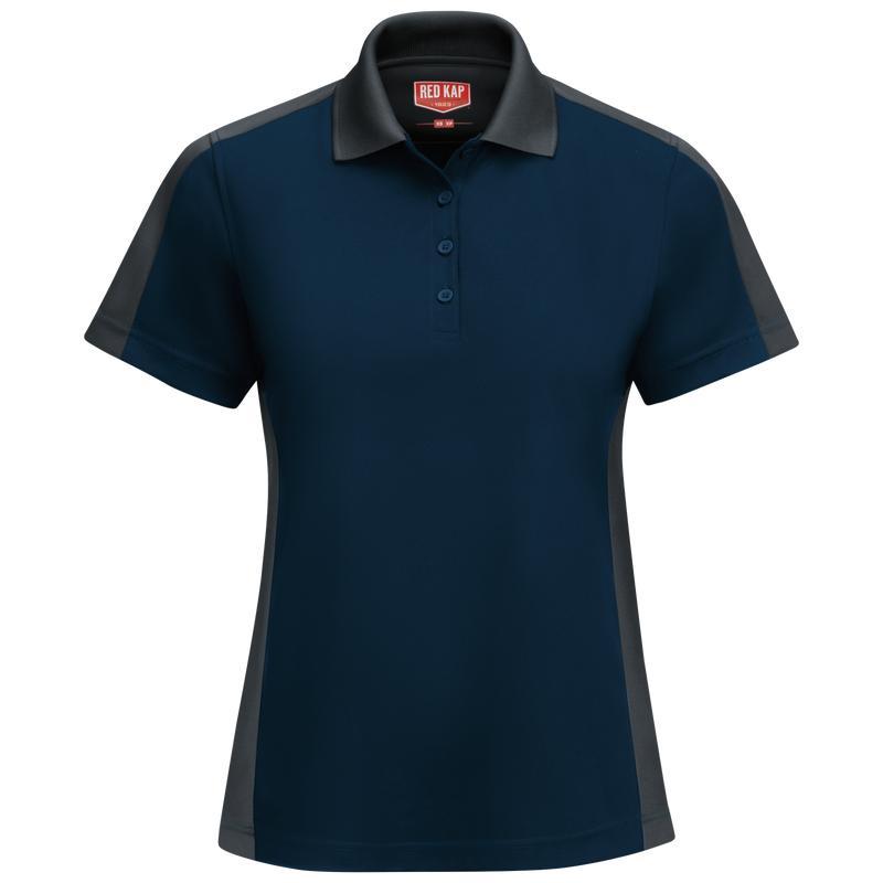 Red Kap Women's Short Sleeve Performance KnitTwo-Tone Polo Product Image