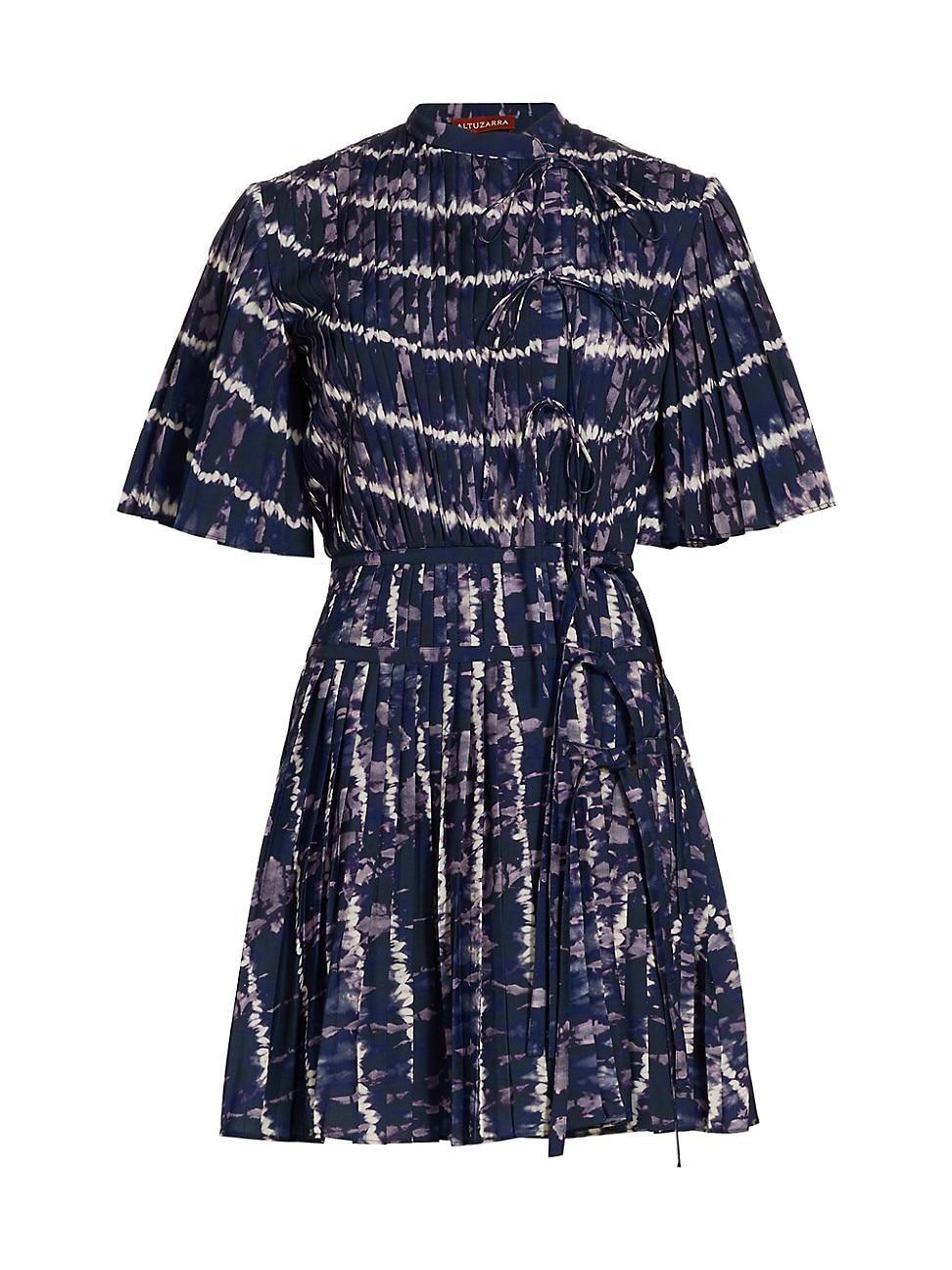 Womens Tosha Striped Asymmetric Minidress Product Image