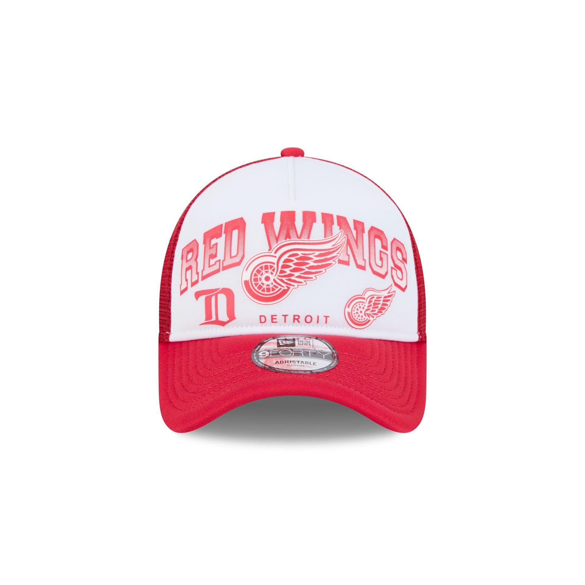 Detroit Red Wings Sport Classics 9FORTY A-Frame Trucker Hat Male Product Image