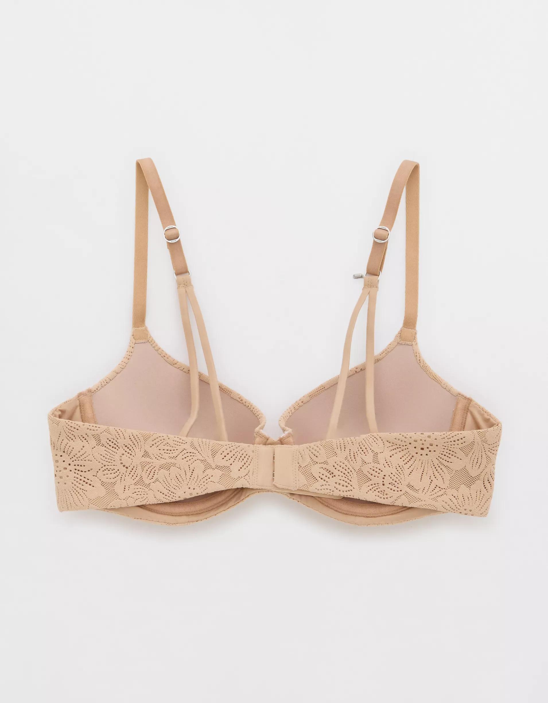 Sunnie Bloom Lace Strappy Demi Push Up Bra Product Image