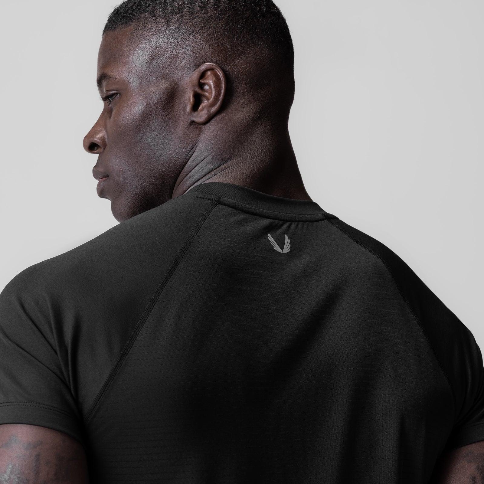 0839. 3D-Lite® 2.0 Lycra® Fitted Tee - Black "OTWR Block" Product Image