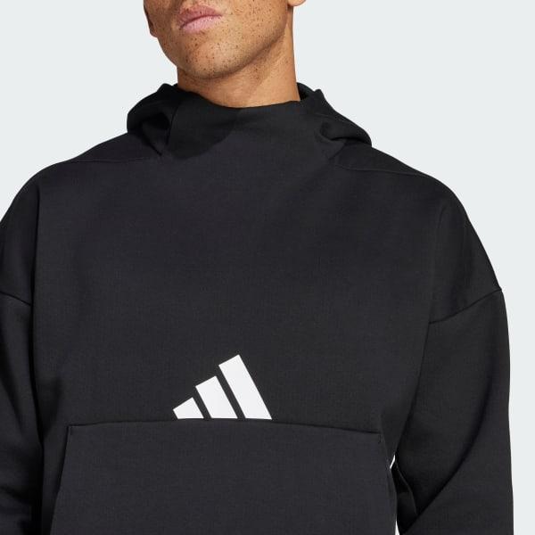 adidas Z.N.E. Hoodie Olive Strata S Mens Product Image