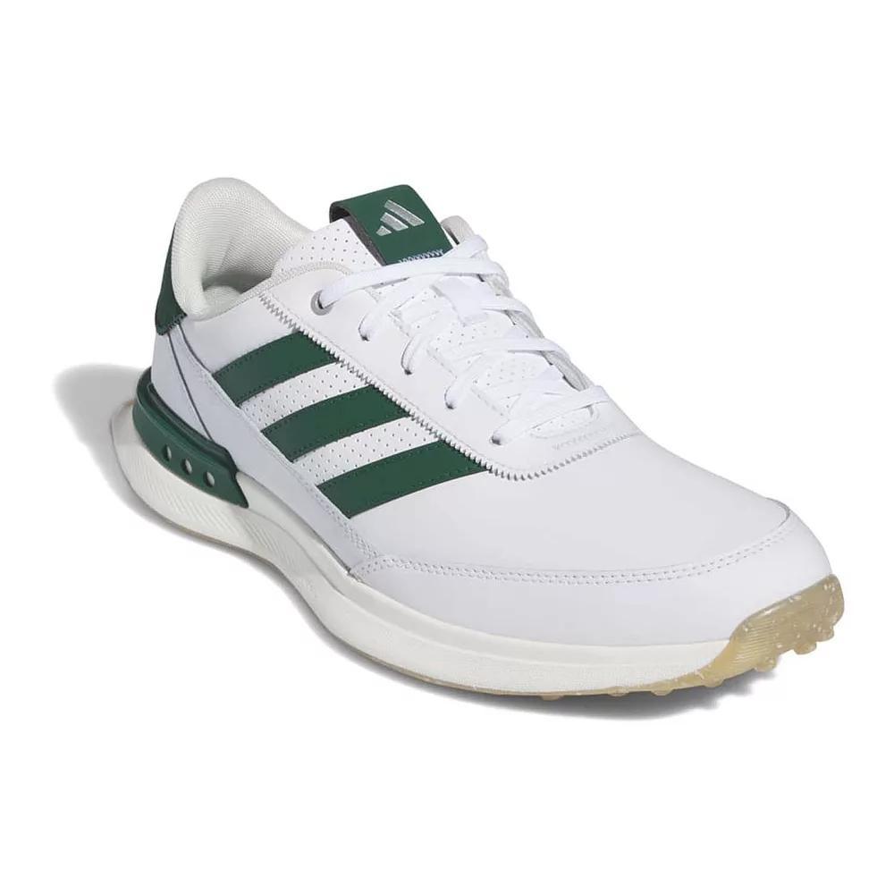 adidas S2G 24 Men's Leather Spikeless Golf Shoes, Size: 15, White Green Product Image