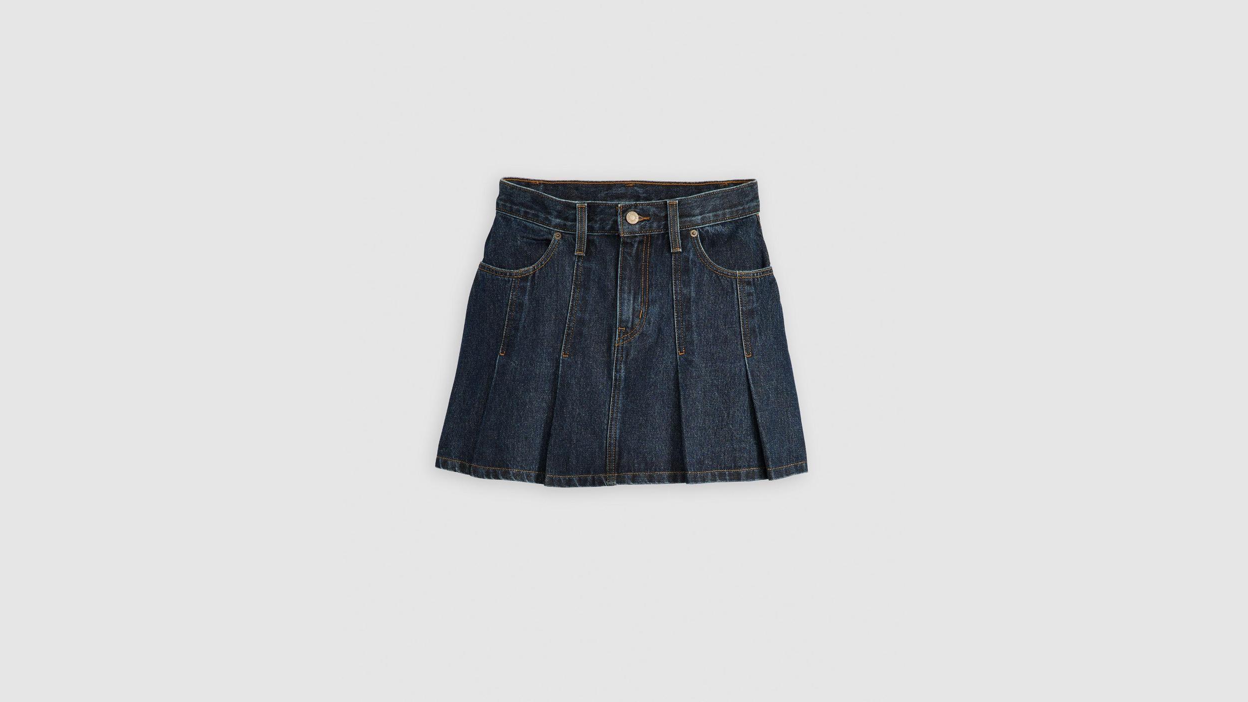 Pleated Mini Skirt Product Image