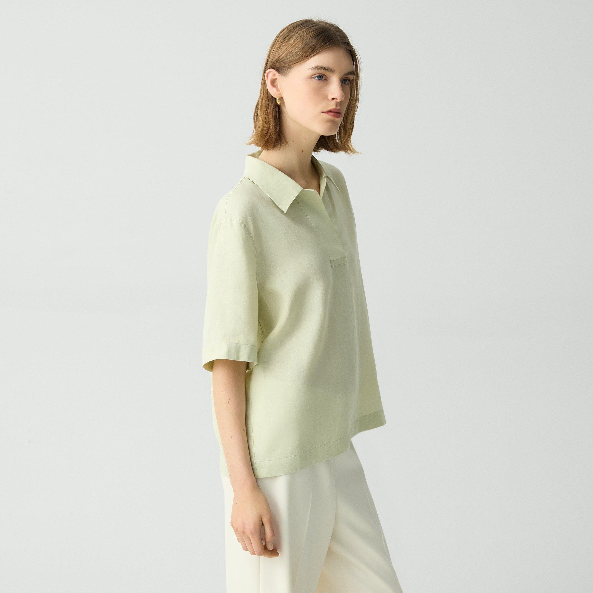 BOXY POLO TOP B Product Image