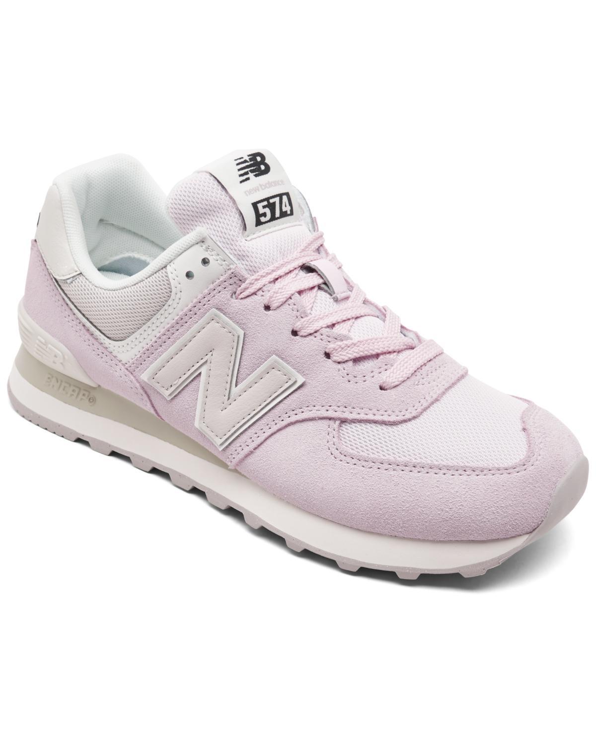 Womens New Balance 574 Athletic Shoe - Pink Granite / Moonbeam Product Image