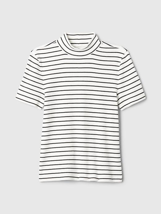 Modern Rib Mockneck T-Shirt Product Image