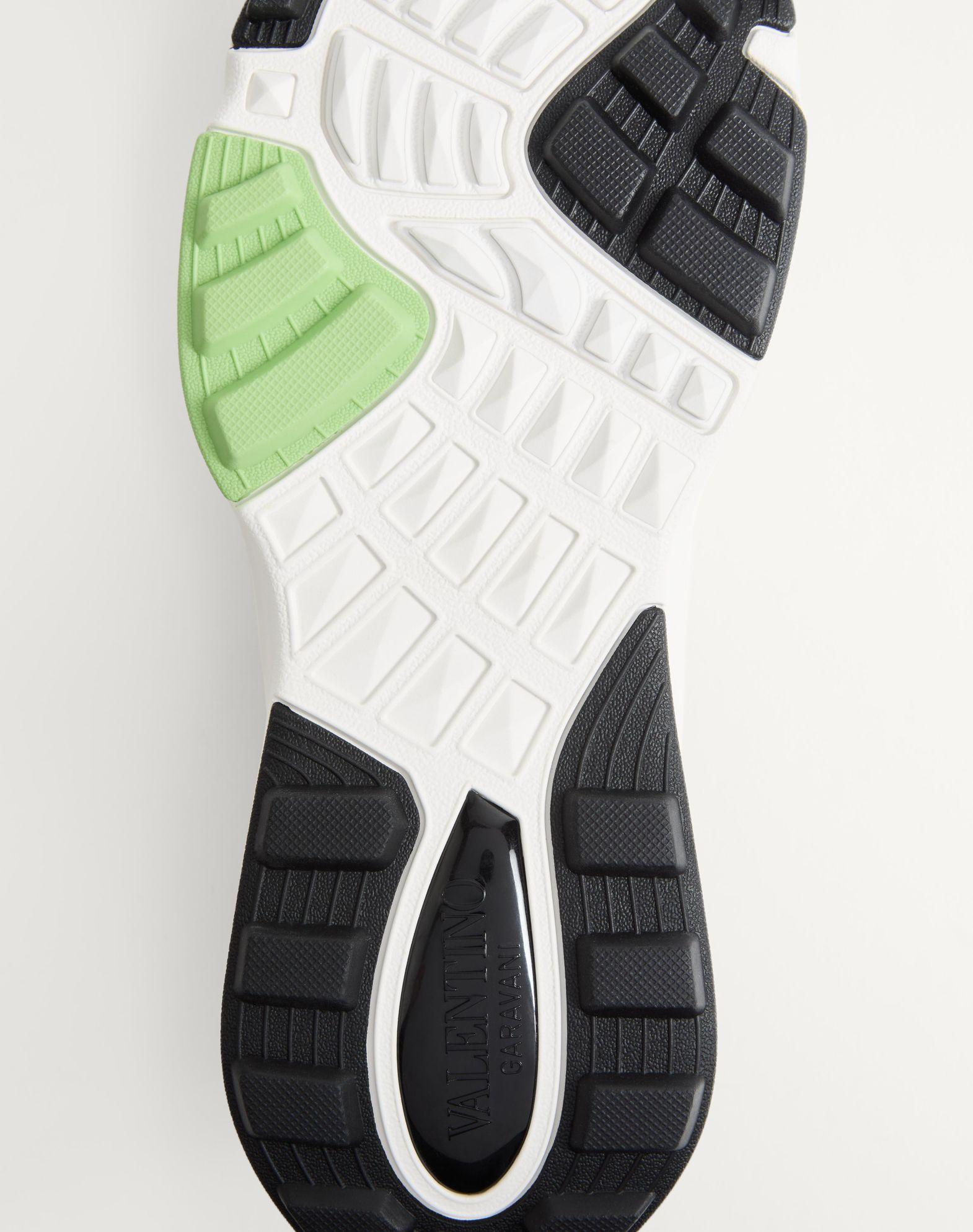 True Act Low Top Sneaker In Mesh And Rubberized Fabric Product Image