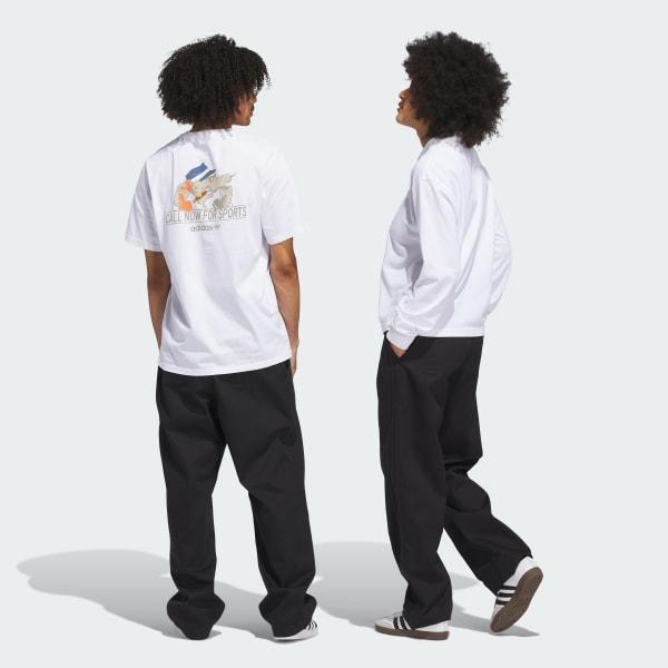adidas 3-Stripes Skate Chinos Black 28 Unisex Product Image