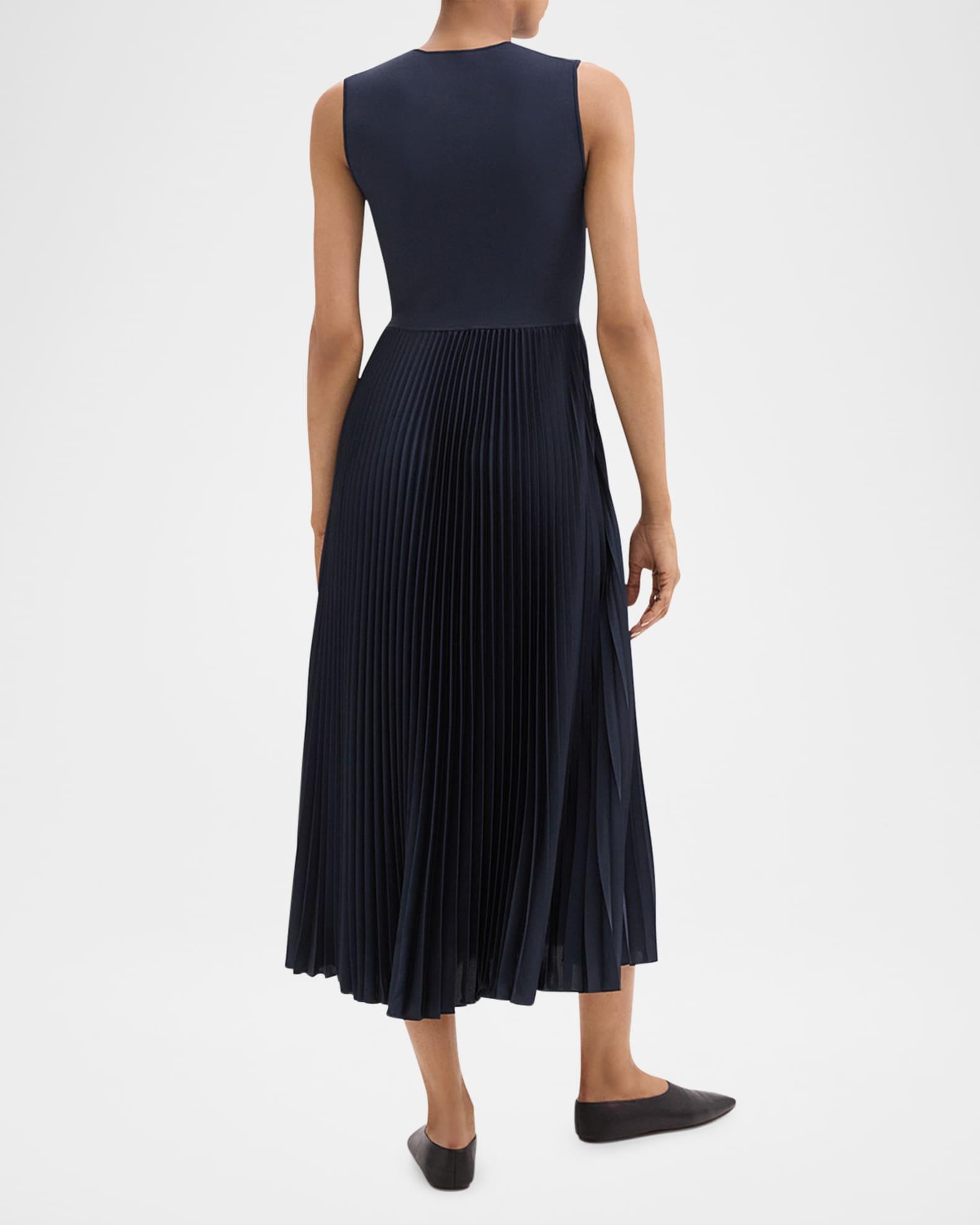 Combo Satin Pleated Dress Product Image