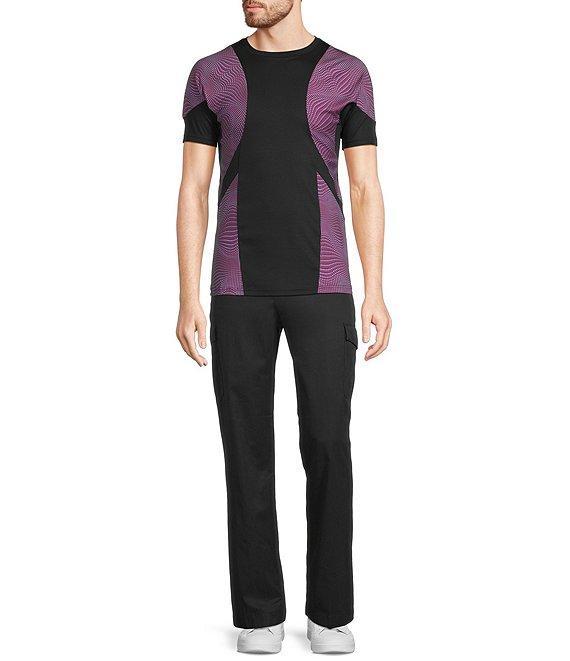 Murano Big & Tall Interdimensional Collection Slim Fit Pieced Short Sleeve Crew Neck T-Shirt Product Image