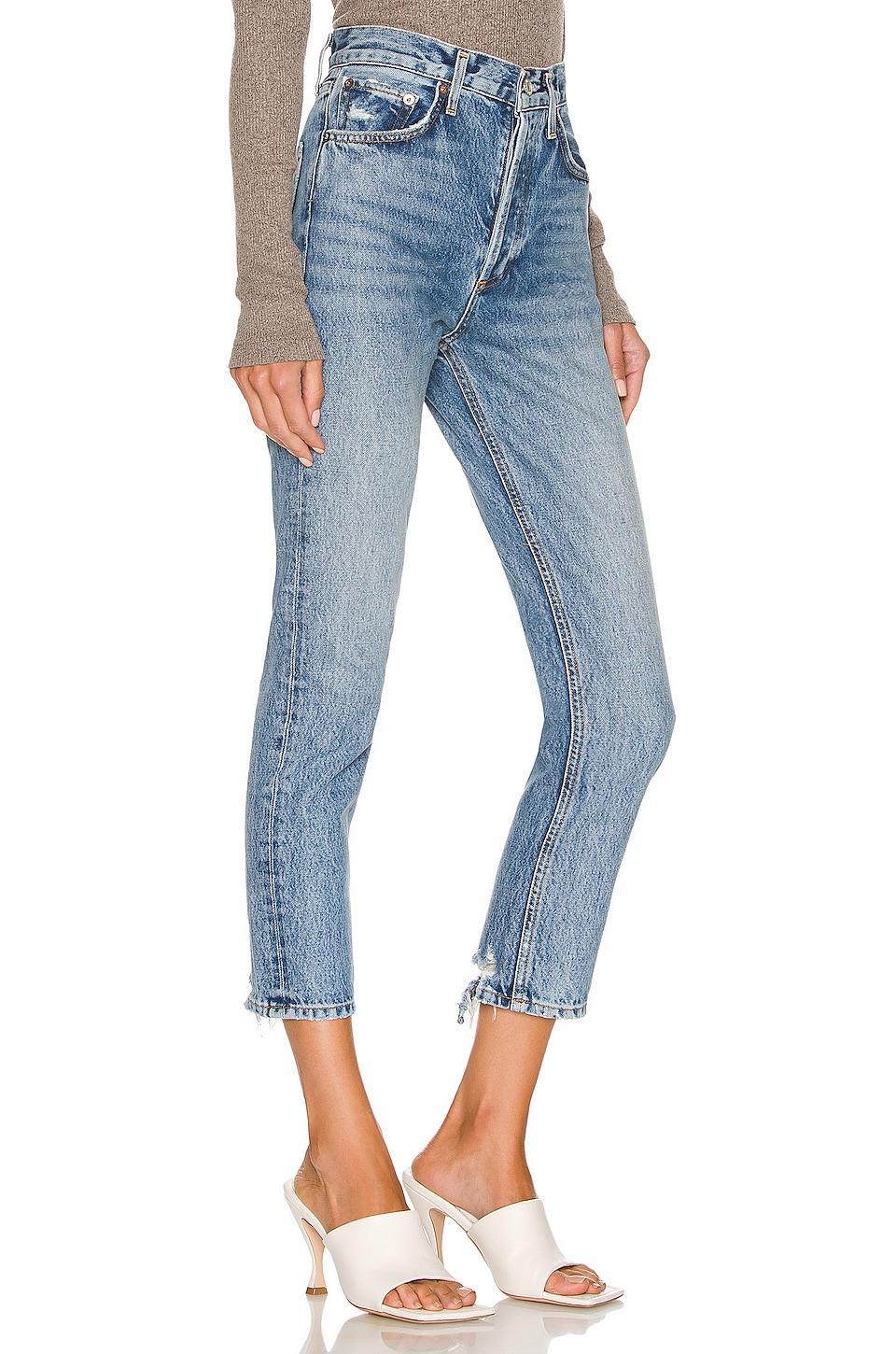 Riley High Rise Straight Crop AGOLDE Product Image