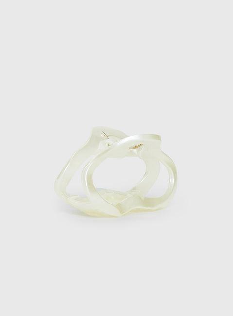 Take It Off Hair Clip Pearl Product Image