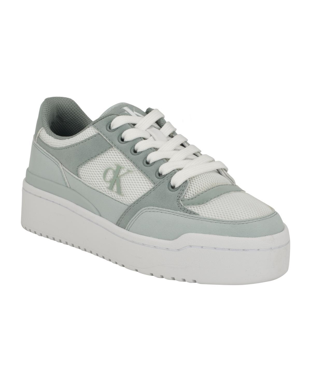 Calvin Klein Women's Women's Alondra Platform Sneaker - Black - 7.5 Product Image