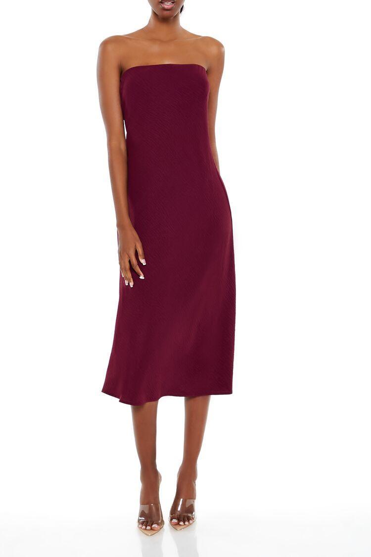 Strapless Midi Slip Dress | Forever 21 Product Image