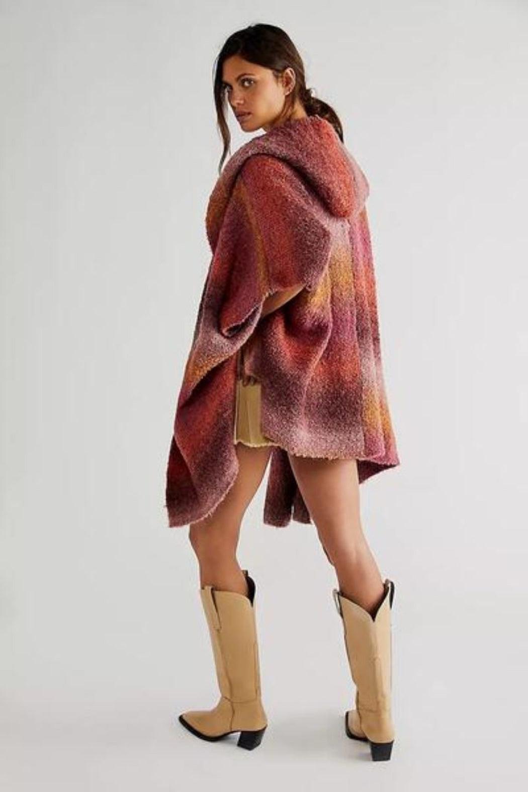 Haze Hooded Poncho Product Image