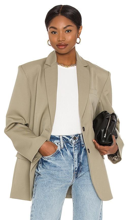 Anine Bing Quinn Wool Blazer Product Image