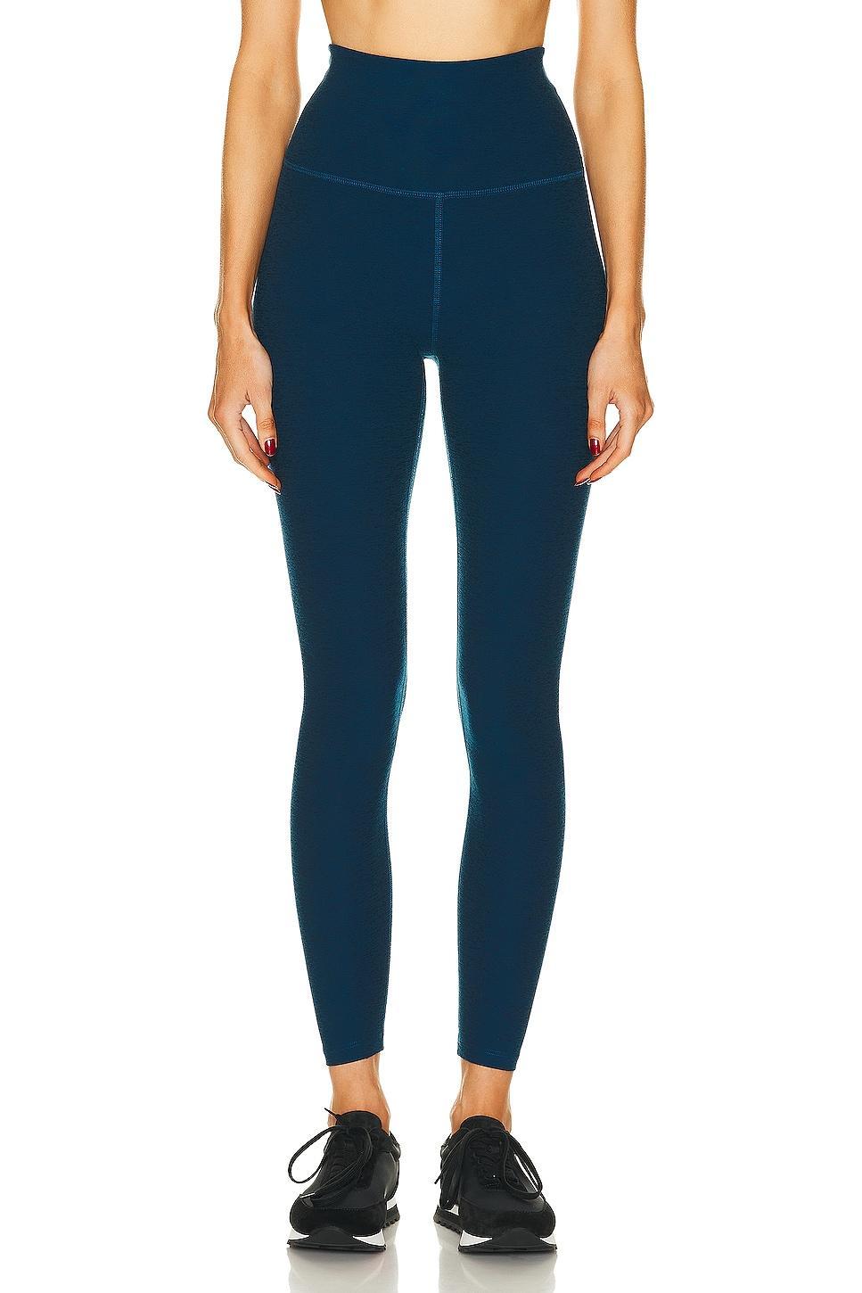 Beyond Yoga Spacedye Caught In The Midi High-Waisted Legging (Warm Clay Heather) Women's Casual Pants Product Image