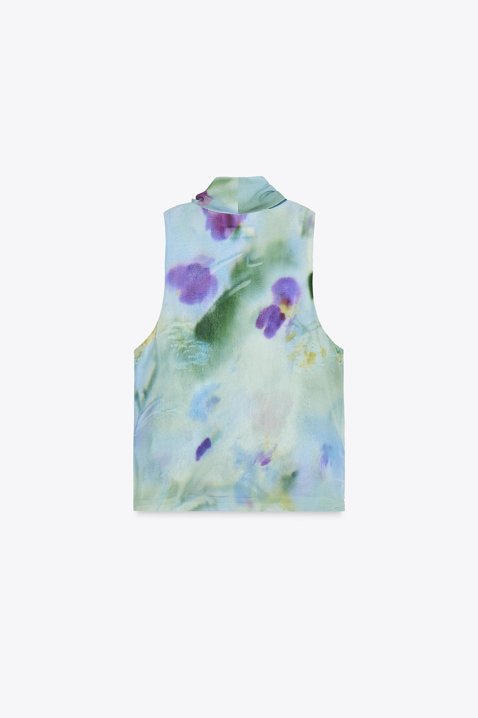 PRINTED TIE TOP Product Image