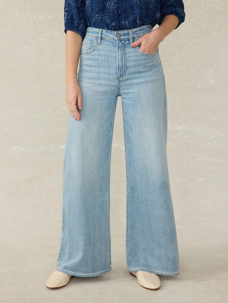 Saturday Denim Wide Leg - West Cove Wash Product Image