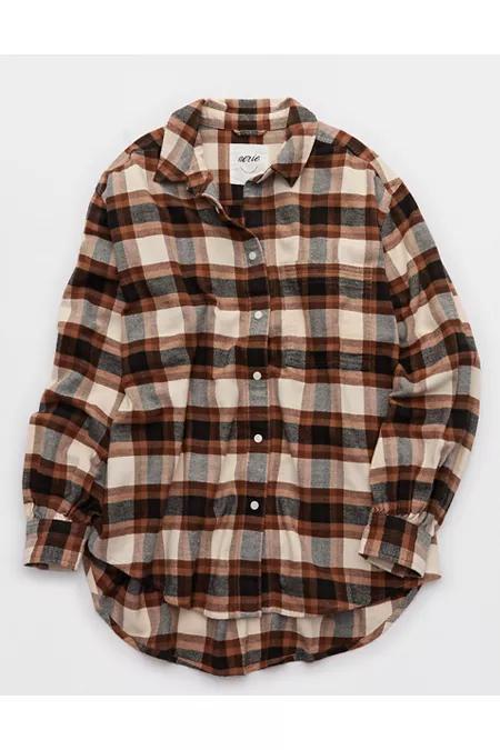 Aerie MagnaReady Adaptive Anytime Fave Flannel Shirt Women's Product Image