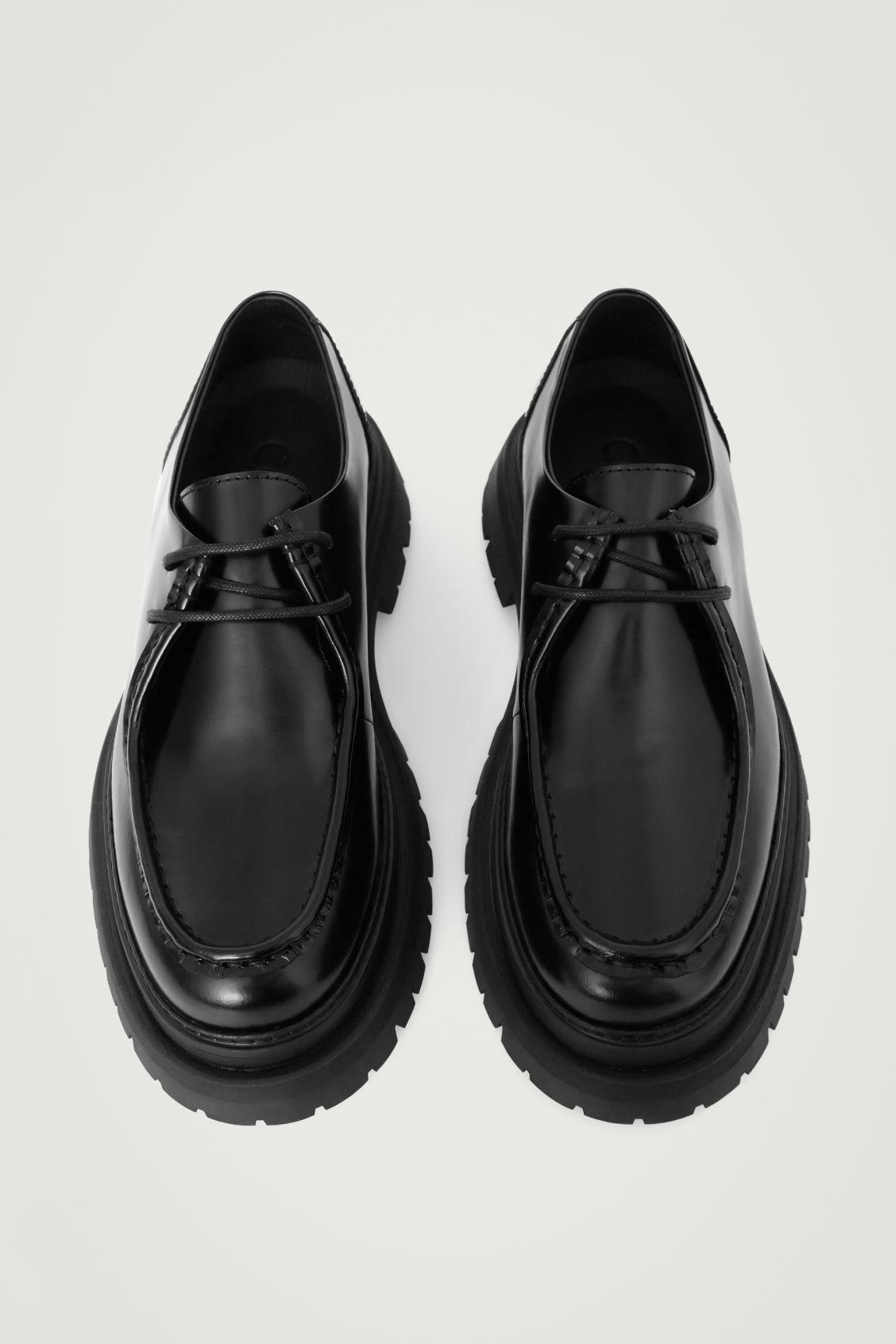 CHUNKY LEATHER DERBY SHOES Product Image