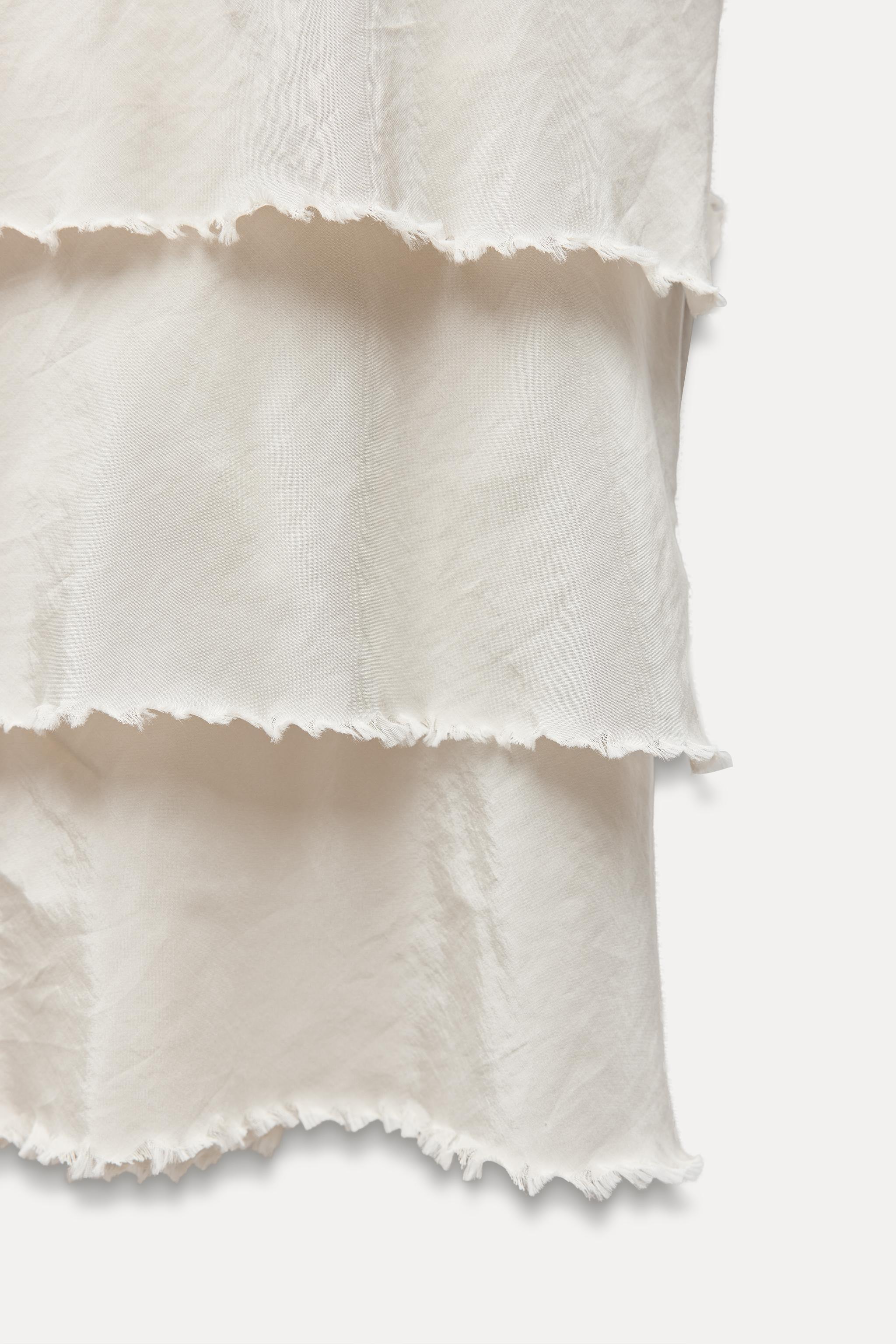 RUFFLED DRESS ZW COLLECTION Product Image