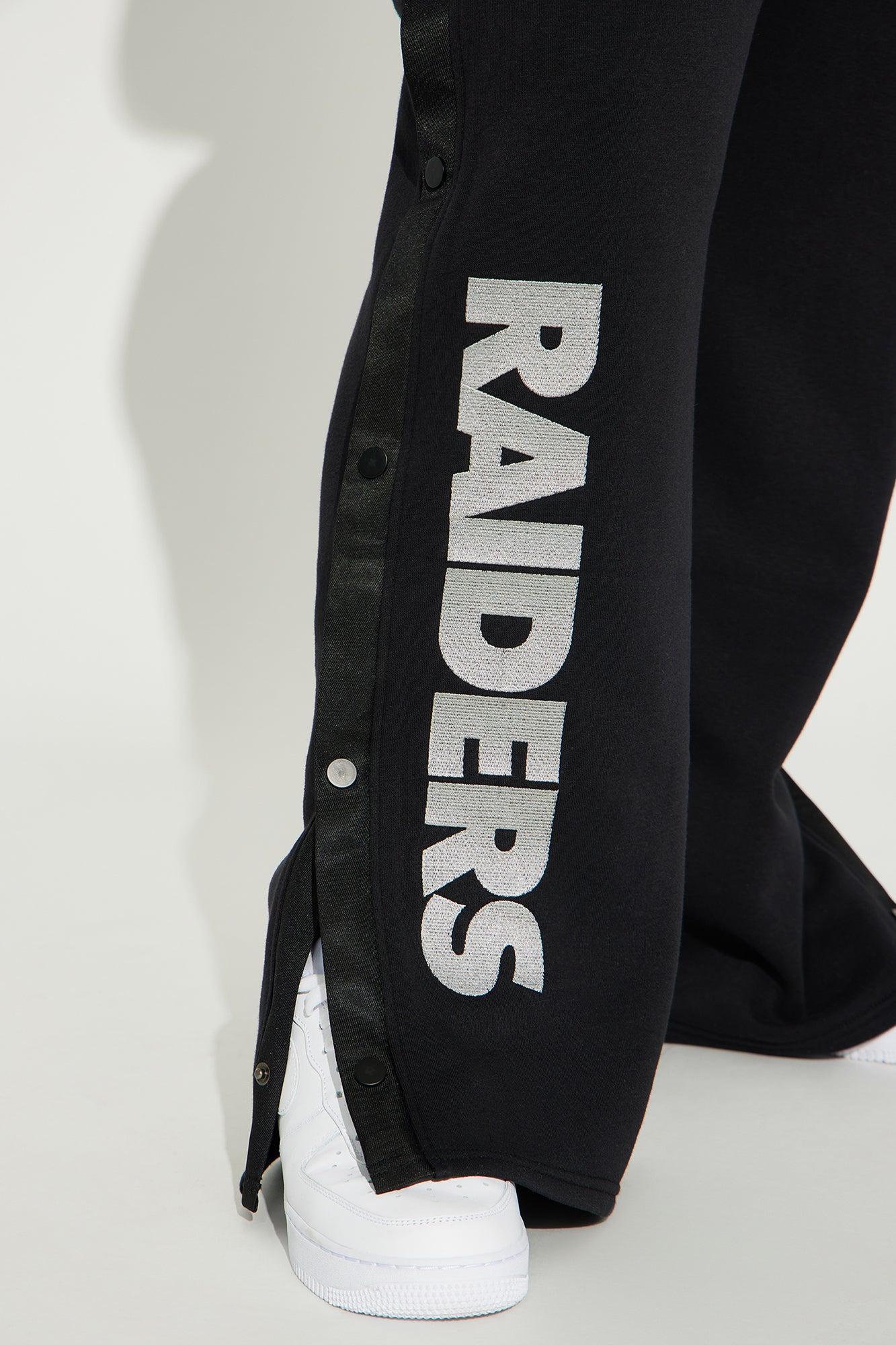 Raiders Snap Button Pants - Black Female Product Image