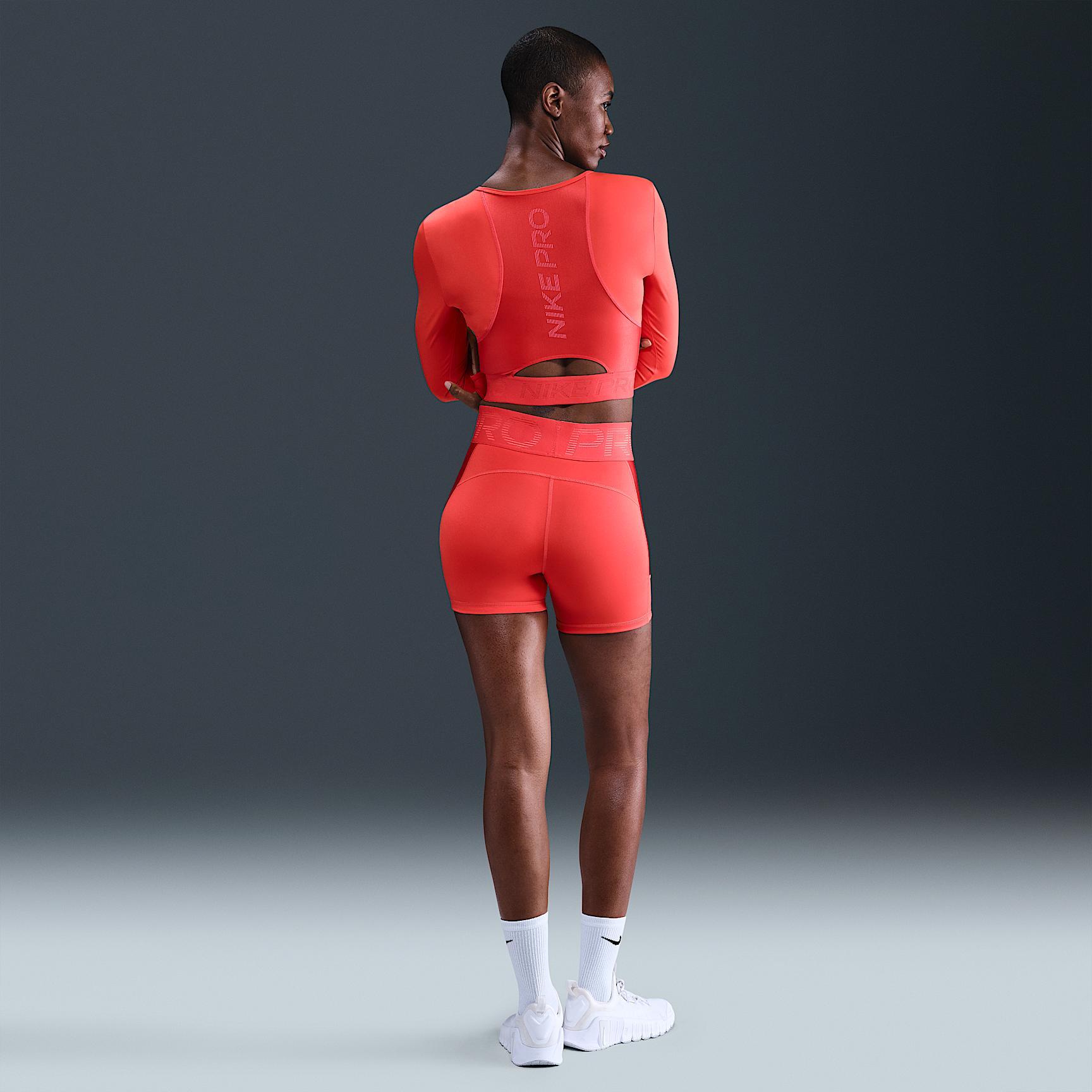 Nike Pro Women's Dri-FIT Cropped Long-Sleeve Top Product Image
