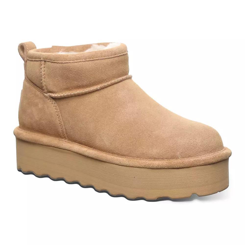 Bearpaw Retro Shorty Women's Suede Winter Boots, Size: 10, Iced Brown Solid Product Image