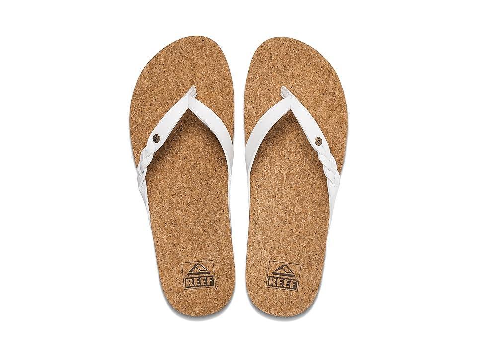 Reef Womens Cushion Court Twist Thong Sandals Product Image